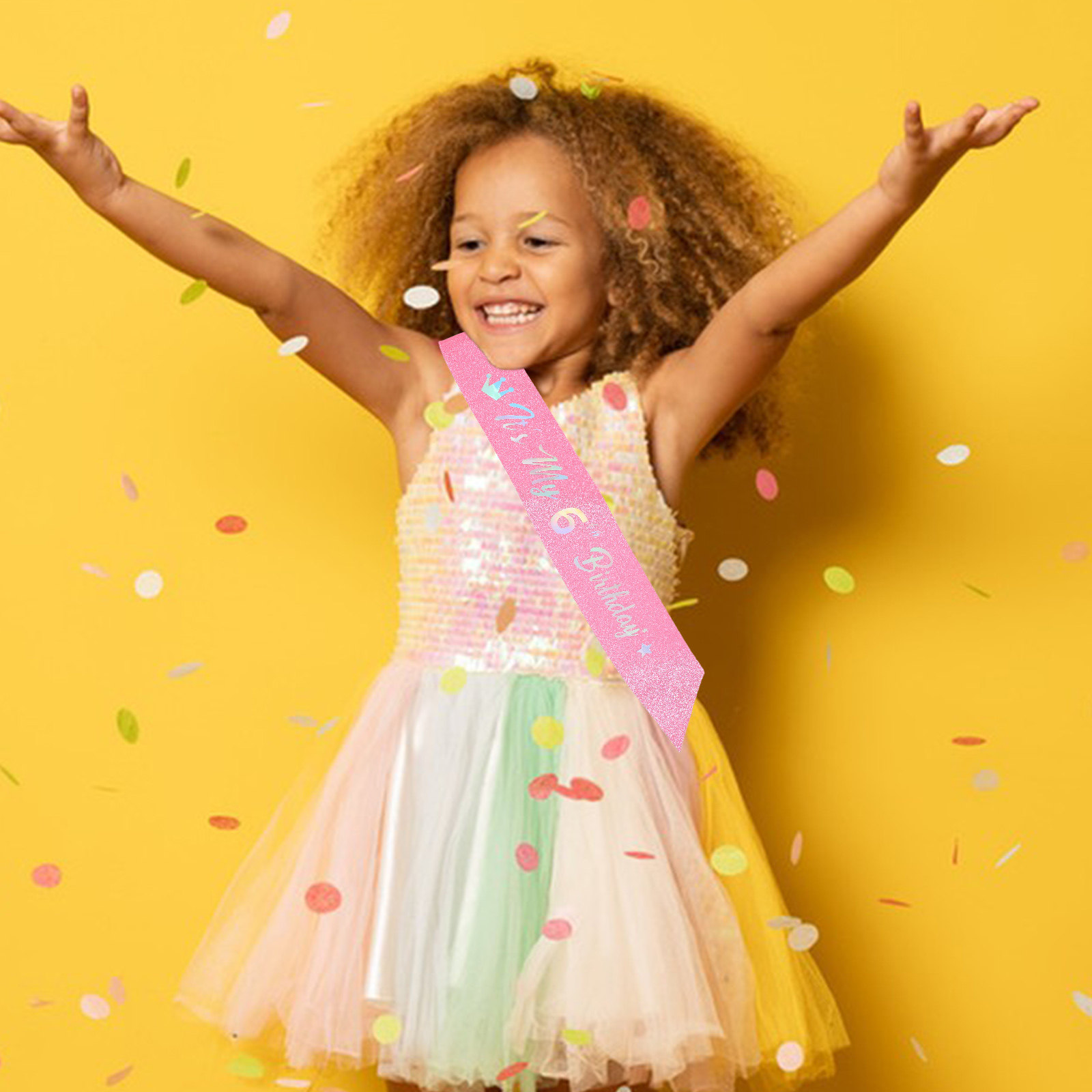 Birthday Sash Glitter - 5 stuks 'Het is mijn verjaardag'