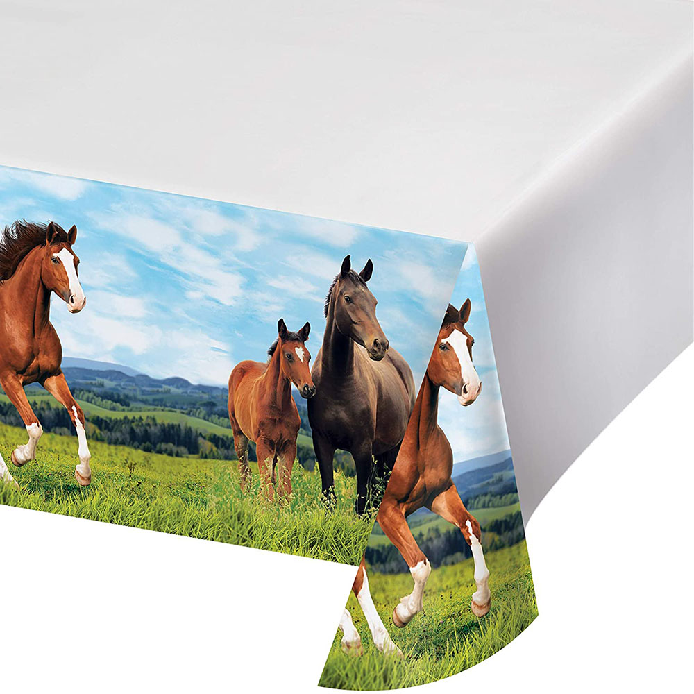 130x220 CM Wild Horse Tafelkle - Table Cloth Disposable recensie en prijs